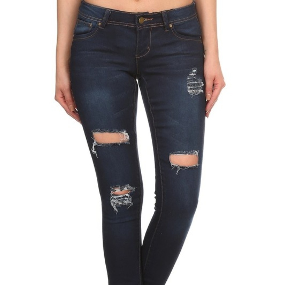 Denim Ripped Jeans